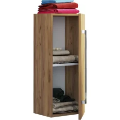 Online Wohnen Holzoptik Badezimmer Möbel - Karin (vierteilig)