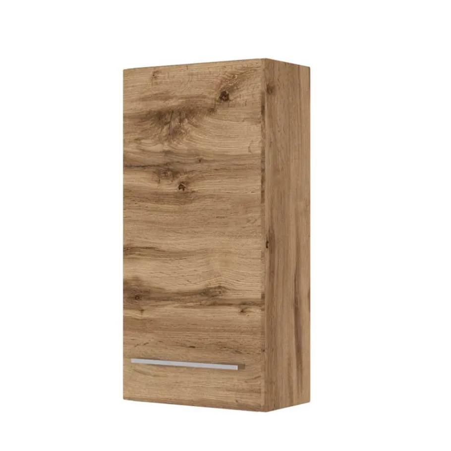 New Wohnen Holzoptik Badmöbel für die Wand - Userina (sechsteilig)