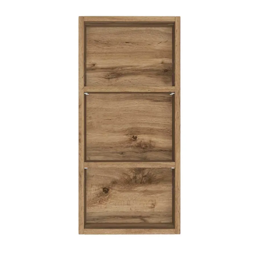 New Wohnen Holzoptik Badmöbel für die Wand - Userina (sechsteilig)