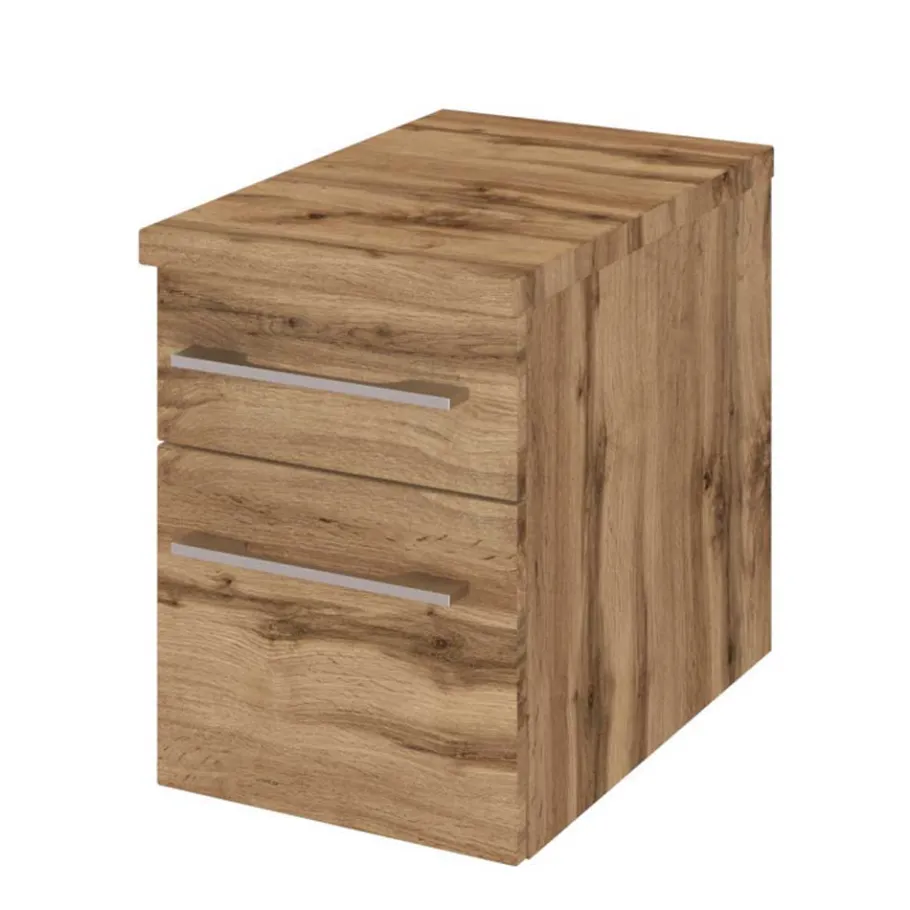 New Wohnen Holzoptik Badmöbel für die Wand - Userina (sechsteilig)