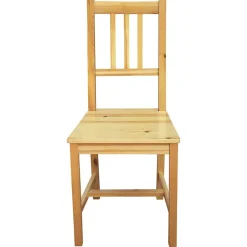 Outlet Wohnen Holzstühle aus Massivholz Kiefer - Memphis (2er Set)