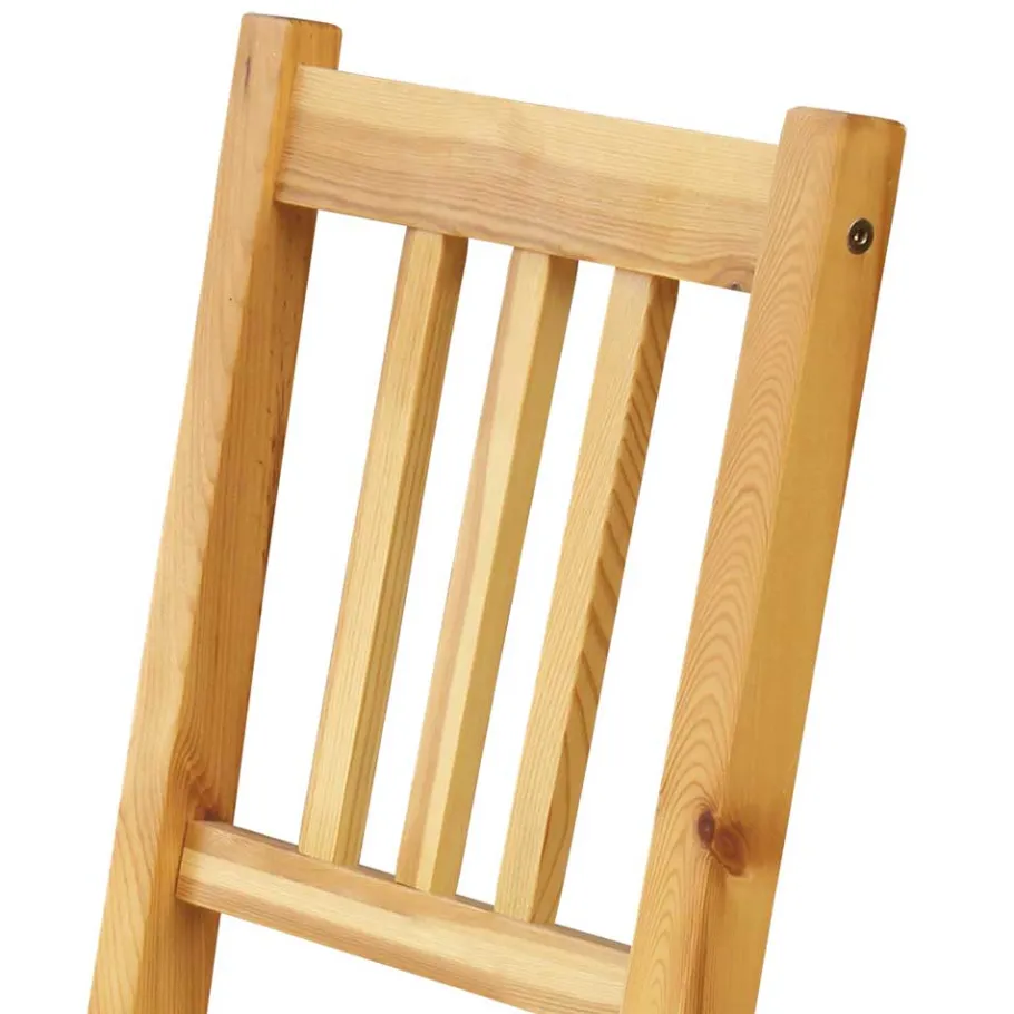 Outlet Wohnen Holzstühle aus Massivholz Kiefer - Memphis (2er Set)