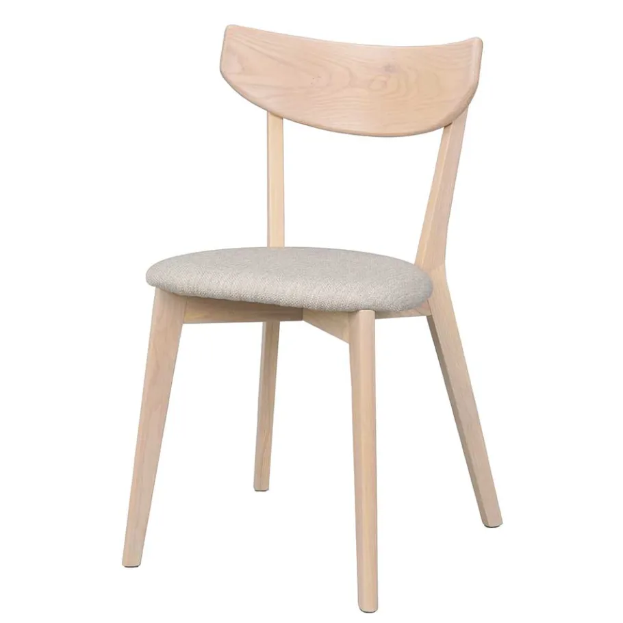 New Wohnen Holzstühle mit Polstersitz - Mikene (2er Set)