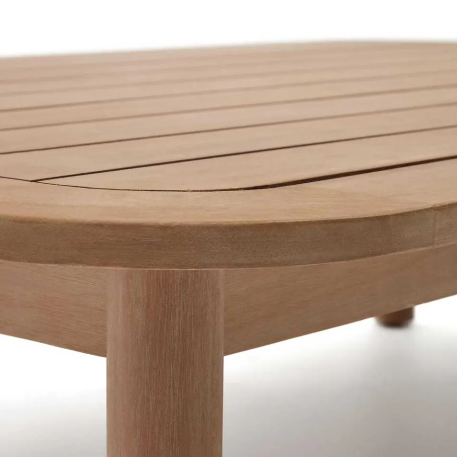 New Wohnen Indoor Outdoor Couchtisch aus Eukalyptusholz - Perconia
