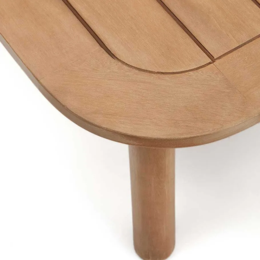 New Wohnen Indoor Outdoor Couchtisch aus Eukalyptusholz - Perconia