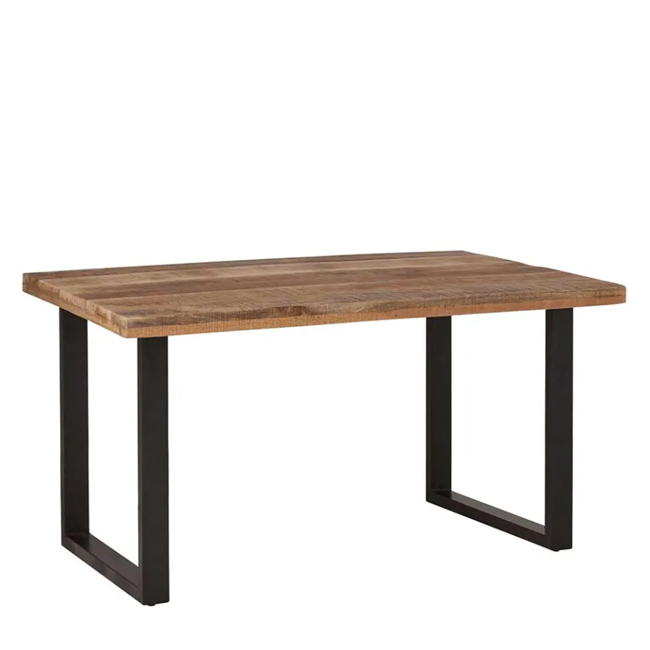Online Wohnen Industrial Bartisch aus Mangobaum Massivholz - Pauletta