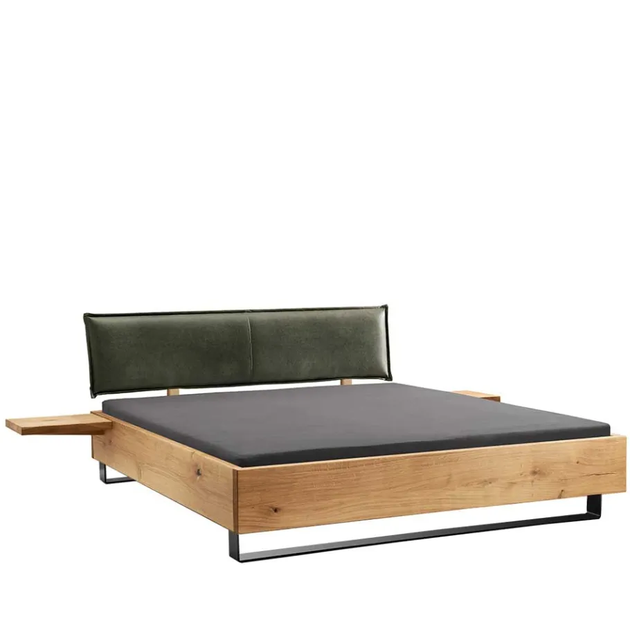 Discount Wohnen Industrial Bett & Nachttische Set - Greta (dreiteilig)