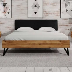 New Wohnen Industrial Bett mit 190 cm Länge - Mandirov