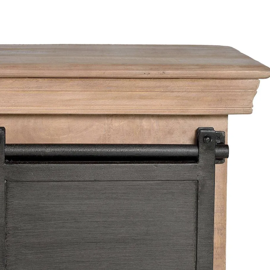 Online Wohnen Industrial Chic Sideboard mit Schiebetüren - Jantonia