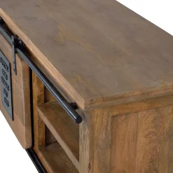 Discount Wohnen Industrial Design TV Board aus Mangoholz - Semian