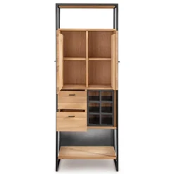 Discount Wohnen Industrial Schrank aus Wildeiche Massivholz - Manarola