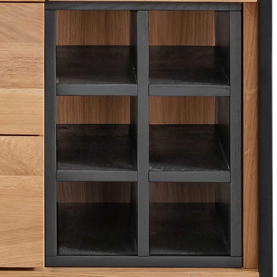 Discount Wohnen Industrial Schrank aus Wildeiche Massivholz - Manarola