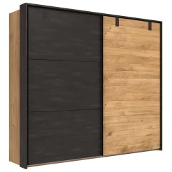 New Wohnen Industrial Schwebetürenschrank 2-türig - Bram
