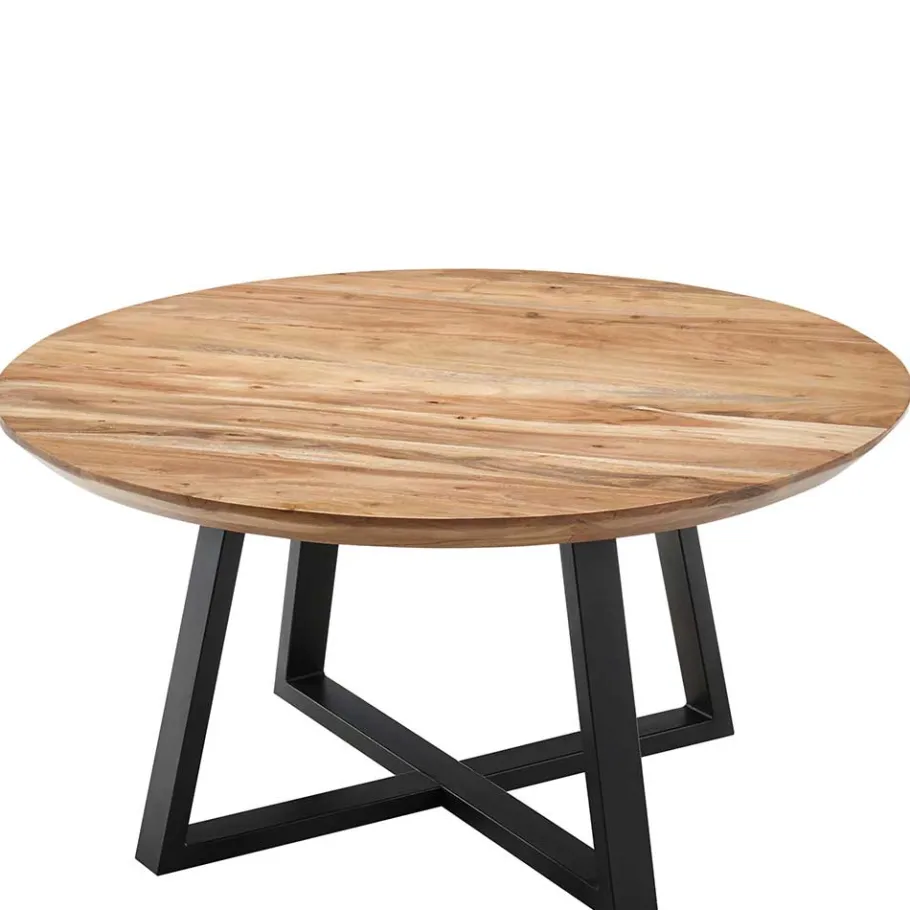 Discount Wohnen Industrial Sofatisch aus Akazie Massivholz - Mexicano