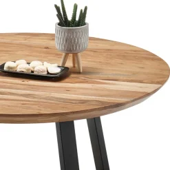 Discount Wohnen Industrial Sofatisch aus Akazie Massivholz - Mexicano