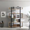 Wohnen Industrial Standregal in Schwarz - Felictas