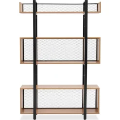 Wohnen Industrial Standregal in Schwarz - Felictas