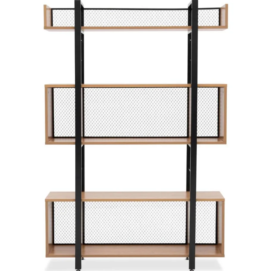 Wohnen Industrial Standregal in Schwarz - Felictas