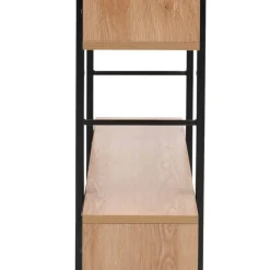 Wohnen Industrial Standregal in Schwarz - Felictas