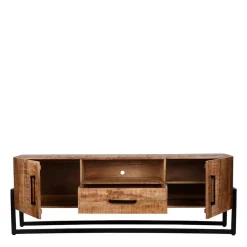 Best Wohnen Industrial TV Lowboard aus Mangobaum - Schanow