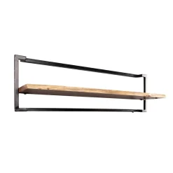 Hot Wohnen Industrial Wandboard aus Akazie Massivholz - Ian