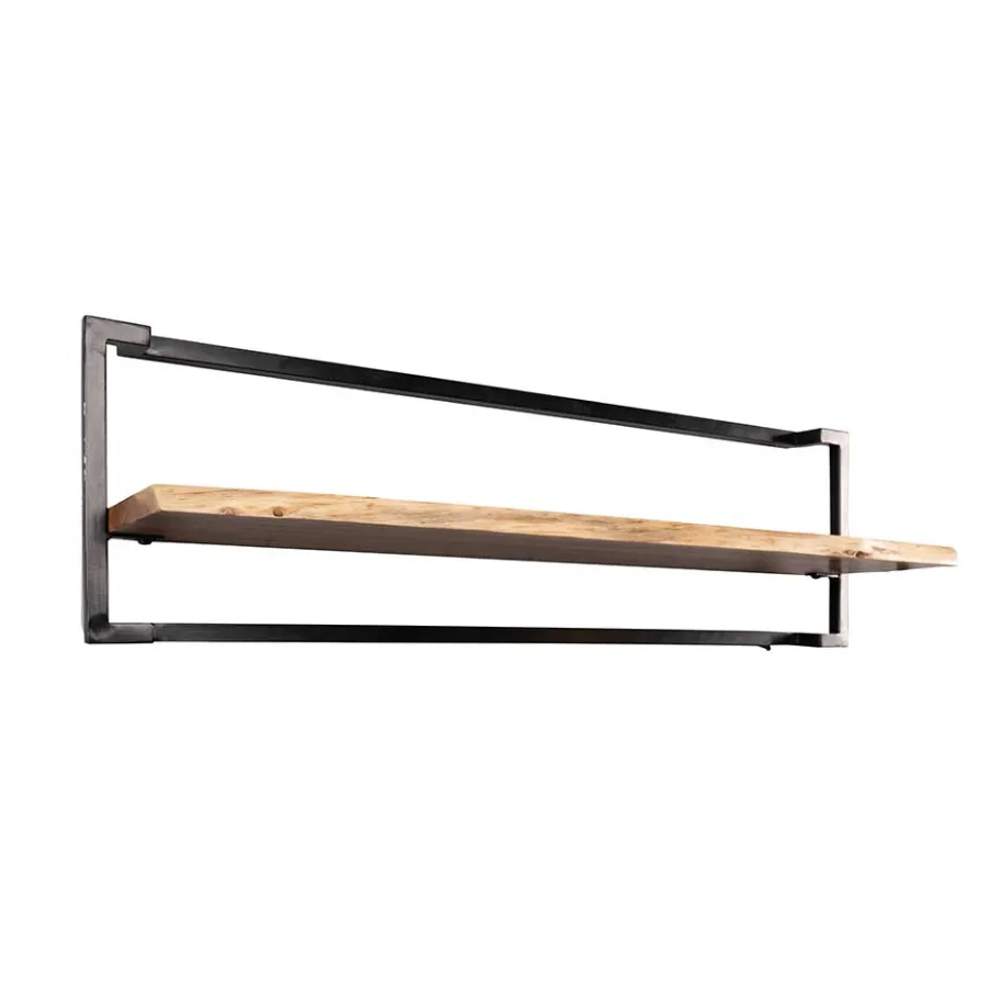 Hot Wohnen Industrial Wandboard aus Akazie Massivholz - Ian