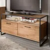 Clearance Wohnen Industrial-TV-Board aus Wildeiche Massivholz - Ingbo
