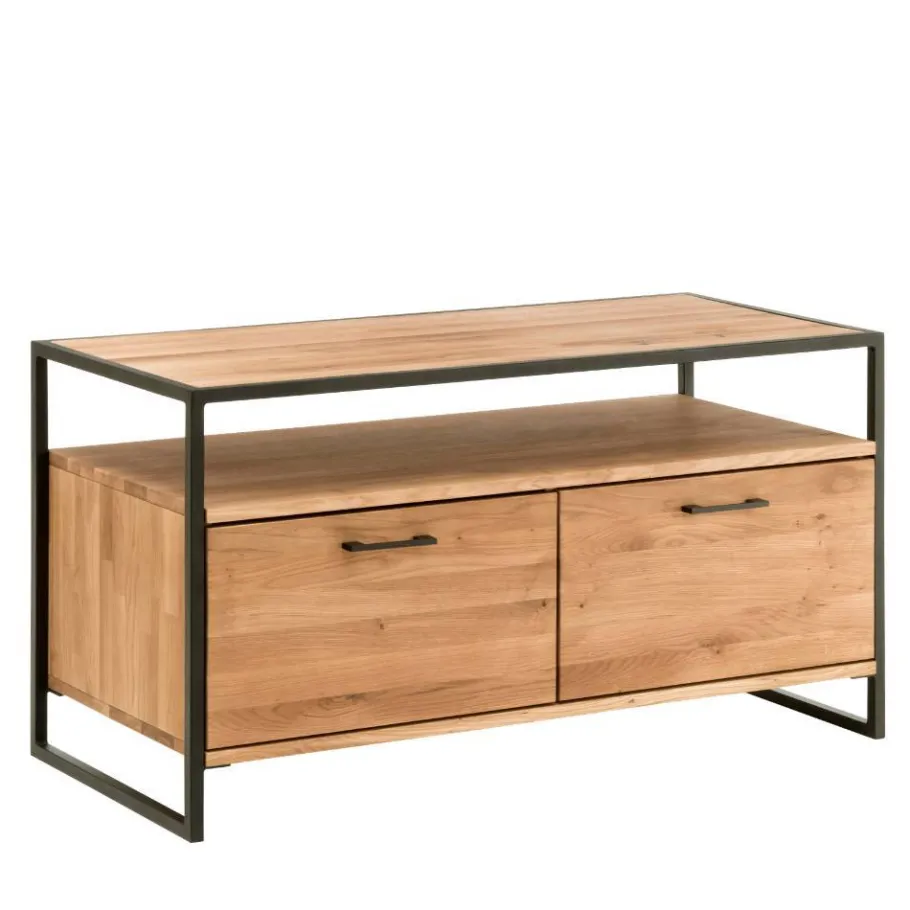 Clearance Wohnen Industrial-TV-Board aus Wildeiche Massivholz - Ingbo