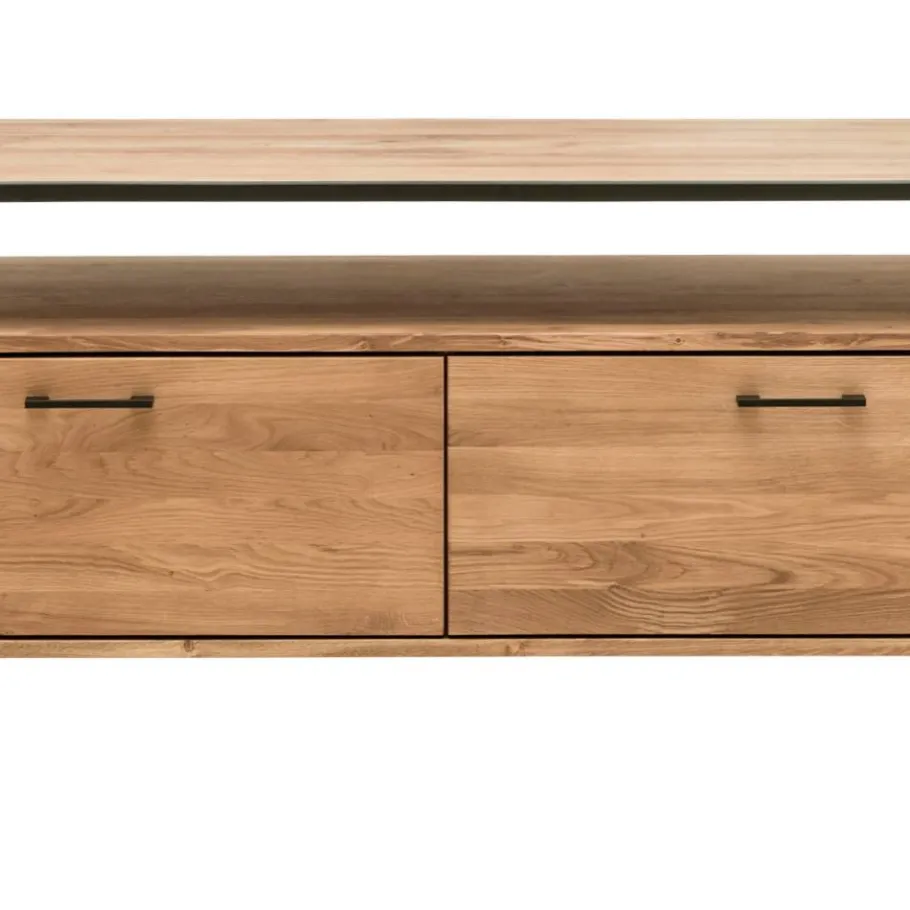Clearance Wohnen Industrial-TV-Board aus Wildeiche Massivholz - Ingbo