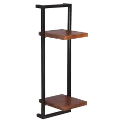 Discount Wohnen Industrie Look Regale für die Wand - Mendoza (fünfteilig)