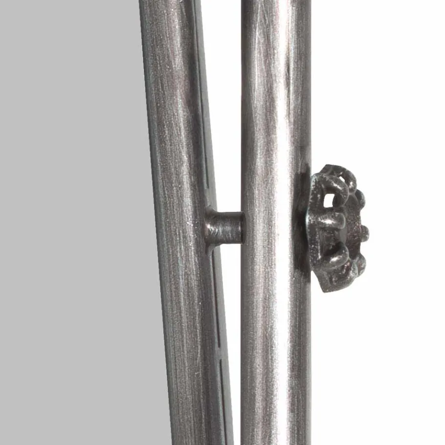 Clearance Wohnen Industry Spiegel mit Rahmen aus Stahlrohren Manicos & 5 Haken