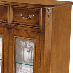 Sale Wohnen Italienischer Vitrinenschrank 107x100x46 cm - Carlenna II