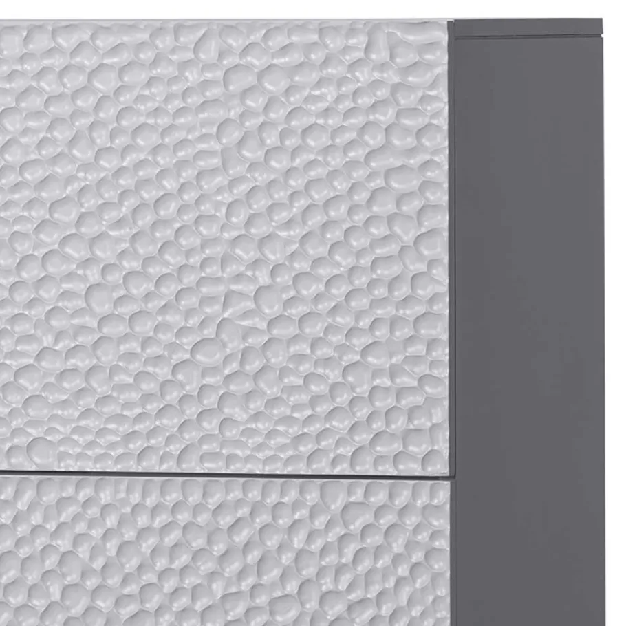 New Wohnen Japandi Barschrank in Hellgrau - Looning