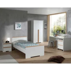 Best Wohnen Jugendzimmer Ausstattung in Weiß - Eldrus (fünfteilig)
