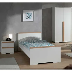 Best Wohnen Jugendzimmer Ausstattung in Weiß - Eldrus (fünfteilig)
