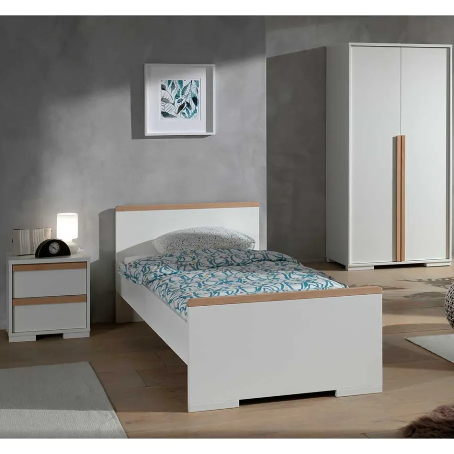 Best Wohnen Jugendzimmer Ausstattung in Weiß - Eldrus (fünfteilig)