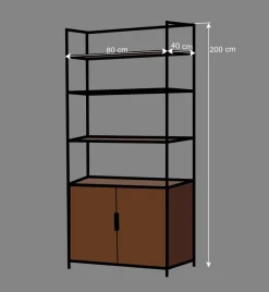 New Wohnen Jugendzimmer Einrichtung Krefos aus Kiefer teilmassiv (zweiteilig)