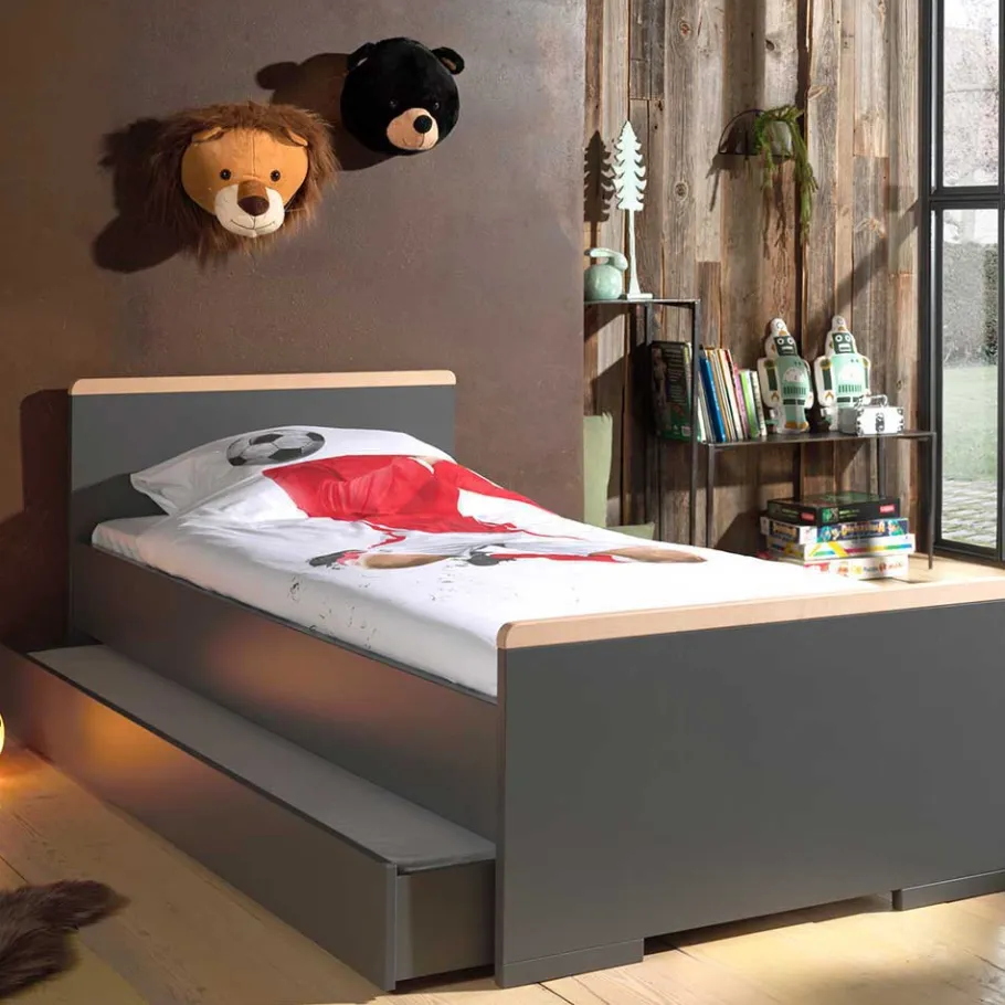 New Wohnen Jugendzimmer komplett Möbelset - Navlius (sechsteilig)