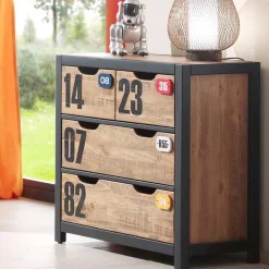 Sale Wohnen Jugendzimmermöbel Set Krefos aus Kiefer (vierteilig)