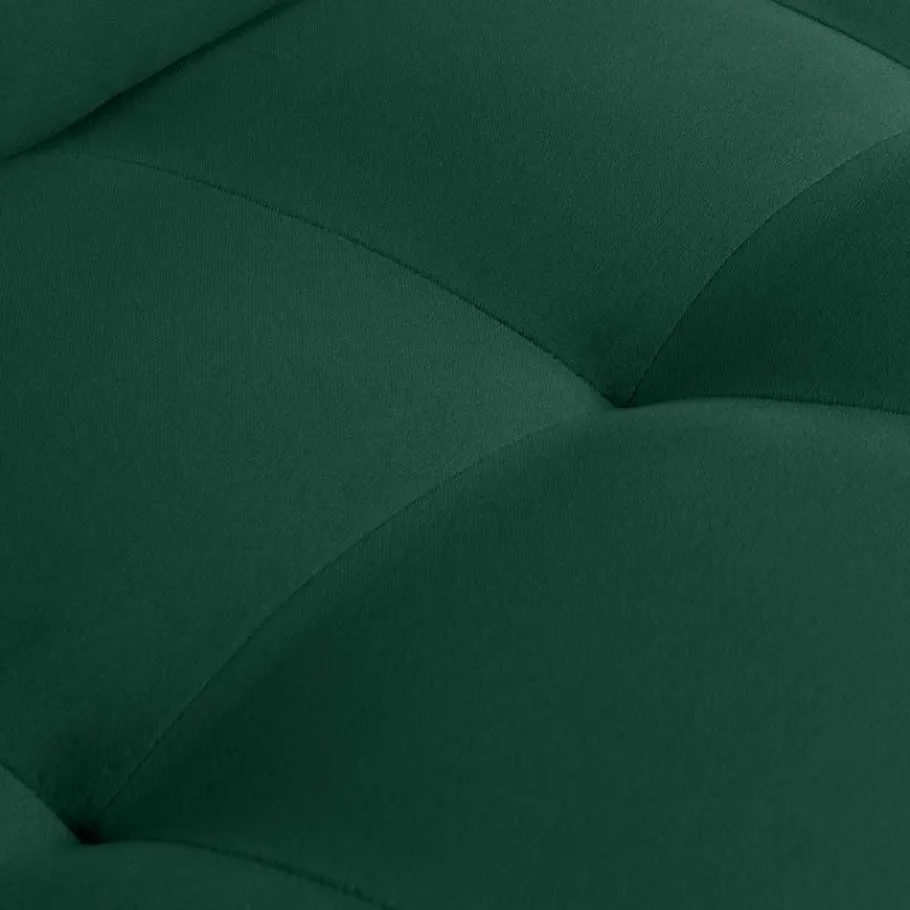 Sale Wohnen Kantiger Polstersessel in Grün Velvet - Distroit