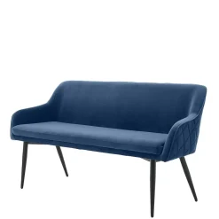 Outlet Wohnen Küchenbank in Blau mit Schwarz - Zarcon