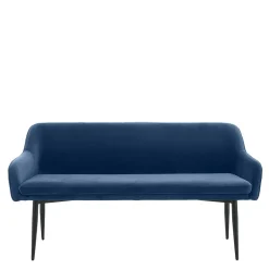 Outlet Wohnen Küchenbank in Blau mit Schwarz - Zarcon