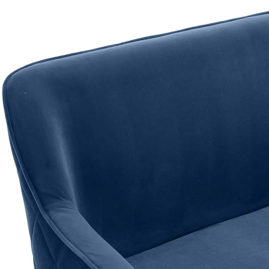 Outlet Wohnen Küchenbank in Blau mit Schwarz - Zarcon