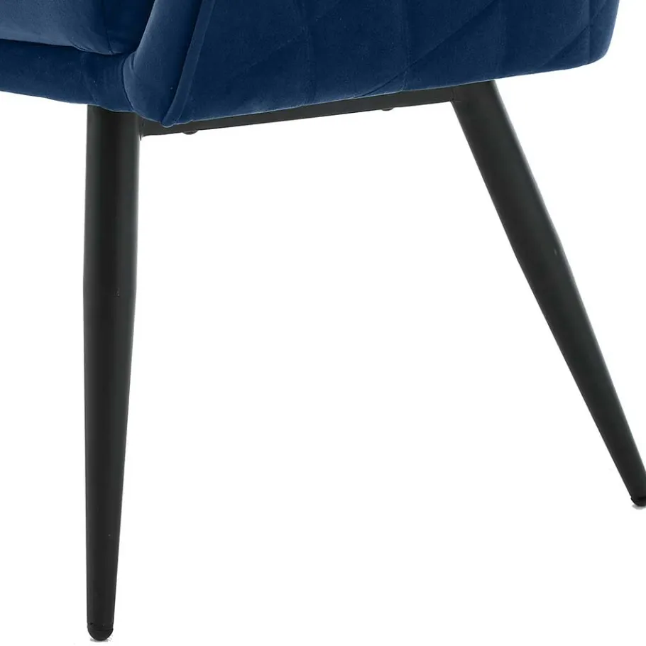 Outlet Wohnen Küchenbank in Blau mit Schwarz - Zarcon