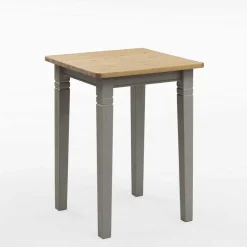 Clearance Wohnen Küchenbartisch Jytte in Grau Kiefer massiv
