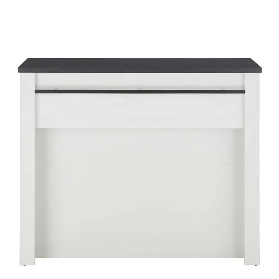 Clearance Wohnen Küchenmöbel mit Theke in Weiß & Grau - Eture (sechsteilig)