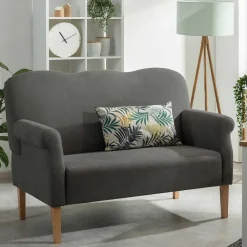Wohnen Küchensofa mit Federkern in Anthrazit - Clasha