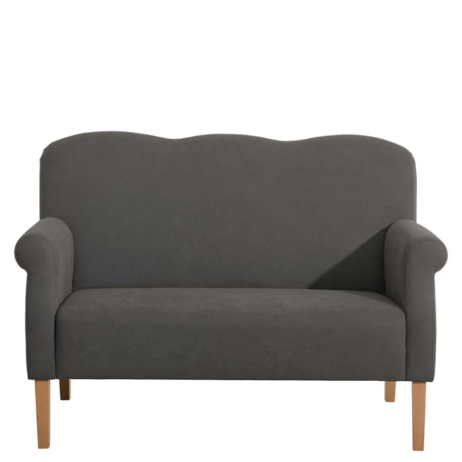 Wohnen Küchensofa mit Federkern in Anthrazit - Clasha