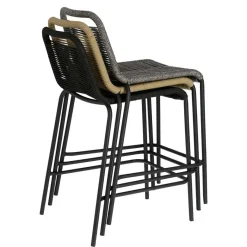 Outlet Wohnen Küchenstühle mit 62 cm Sitzhöhe - Mag (4er Set)