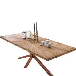 Discount Wohnen Küchentisch aus Teak Recyclingholz - Jaswinda